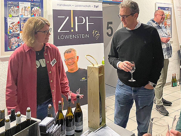 Weingut Zipf auf der Weinmesse in Delmenhorst am 6.2.26