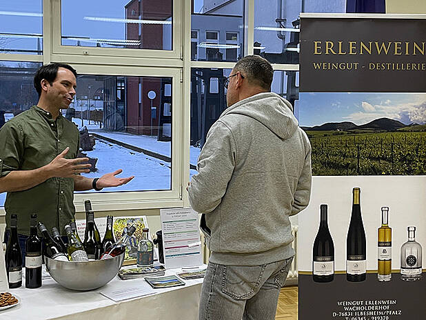 Weingut Erlenwein auf der Weinmesse in Delmenhorst am 6.2.26